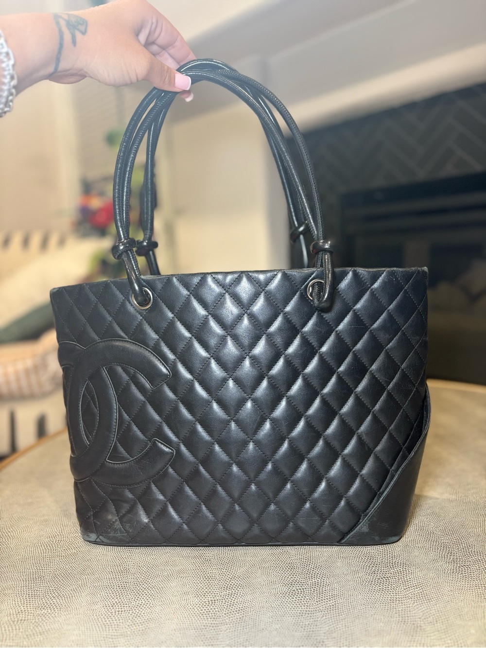 Chanel Cambone Black Tote